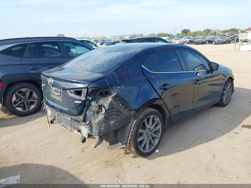 Vin: 3mzbn1v30jm210547, lot: 46702997, mazda mazda3 touring 20184