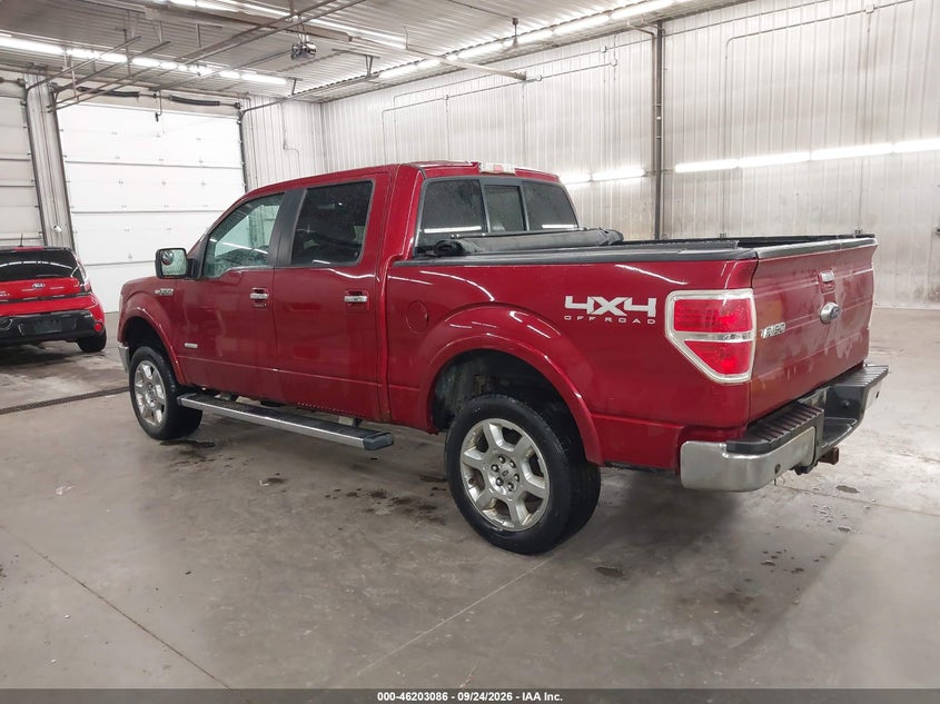 Vin: 1ftfw1et8dkf57427, lot: 46702998, ford f-150 lariat 20133