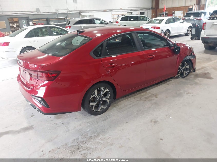 Vin: 3kpf24ad9ke041413, lot: 46703000, kia forte lxs 20194