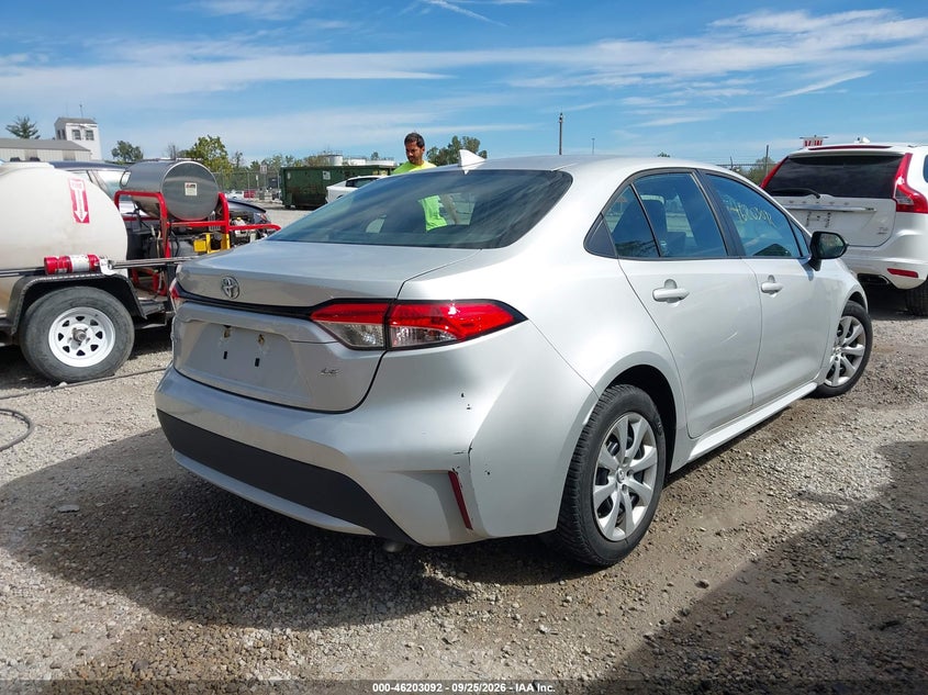 Vin: 5yfepmae2np288278, lot: 46703004, toyota corolla le 20224