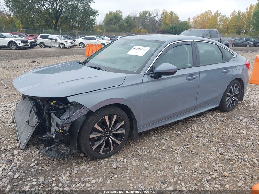 Vin: 2hgfe1f77rh327026, lot: 46703041, honda civic ex 20242
