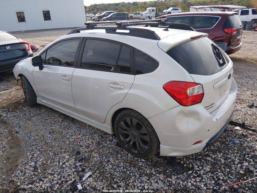 Vin: jf1gpal62d2874026, lot: 46703050, subaru impreza wagon 2.0i sport premium 20133