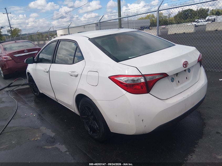 Vin: 2t1burhe1gc635035, lot: 46703059, toyota corolla le 20163