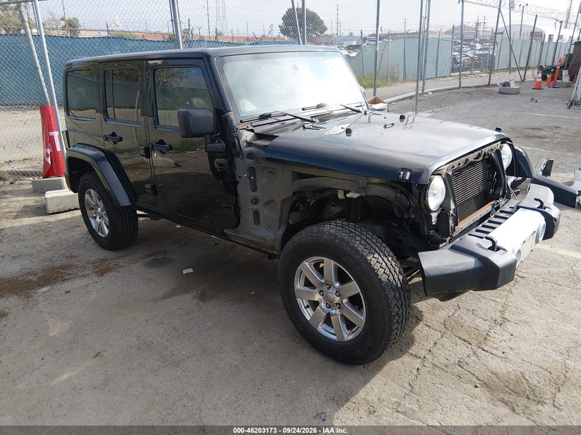 Vin: 1c4hjweg9dl592687, lot: 46703085, jeep wrangler unlimited sahara 2013 img_1