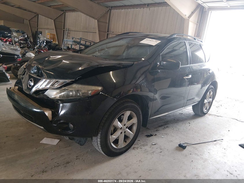 2010 Nissan Murano Sl, Front End, IAAI, VIN JN8AZ1MU9AW020201 — photo 2