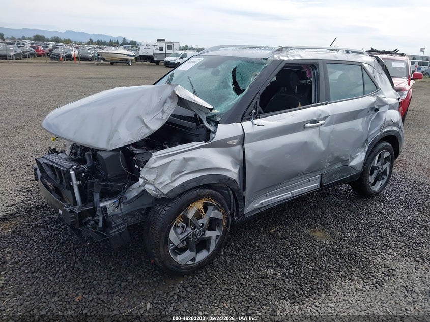 Vin: kmhrc8a31tu480726, lot: 46703115, hyundai venue sel 20262