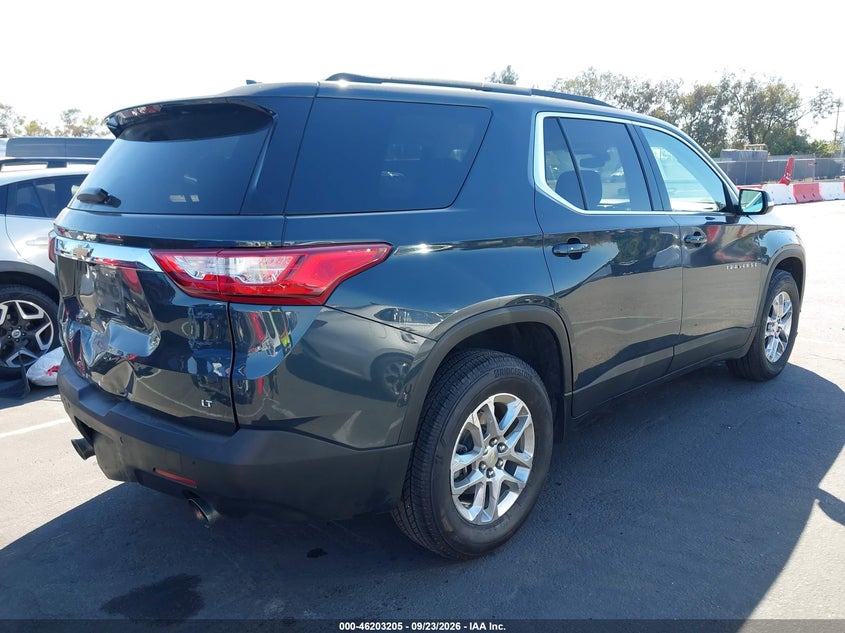 Vin: 1gnergkw7mj143816, lot: 46703117, chevrolet traverse fwd lt cloth 20214