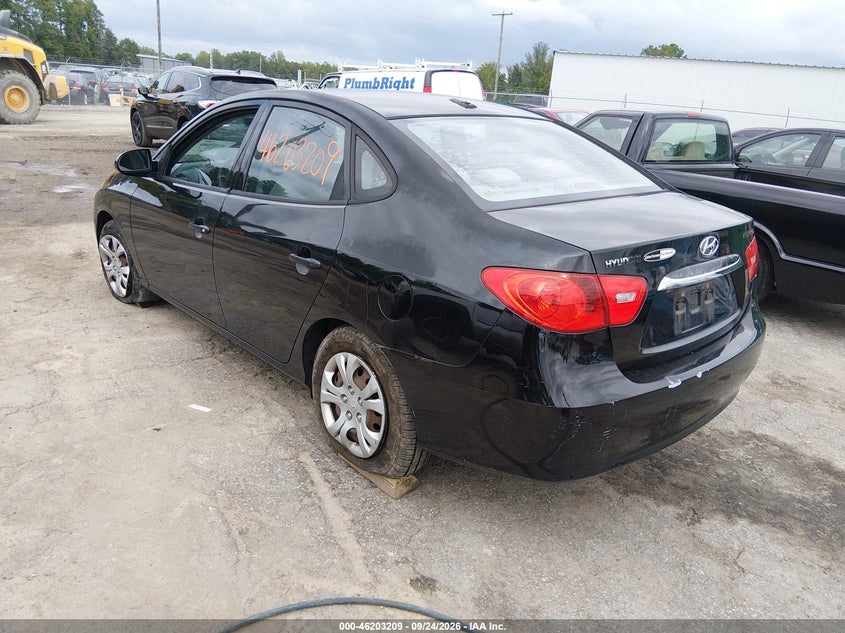 Vin: kmhdu4ad0au180665, lot: 46703121, hyundai elantra gls 20103
