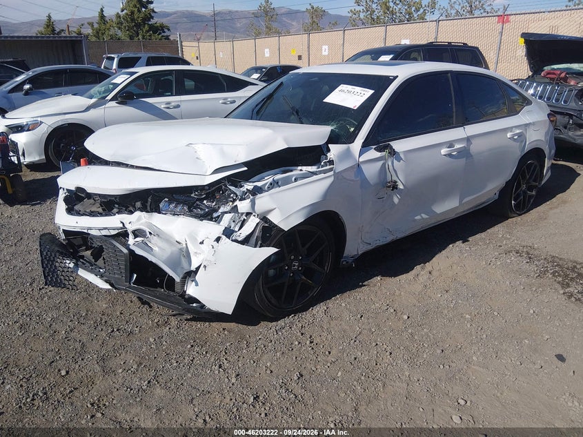 Vin: 2hgfe4f87th318389, lot: 46703134, honda civic hybrid sport/sport touring 20262
