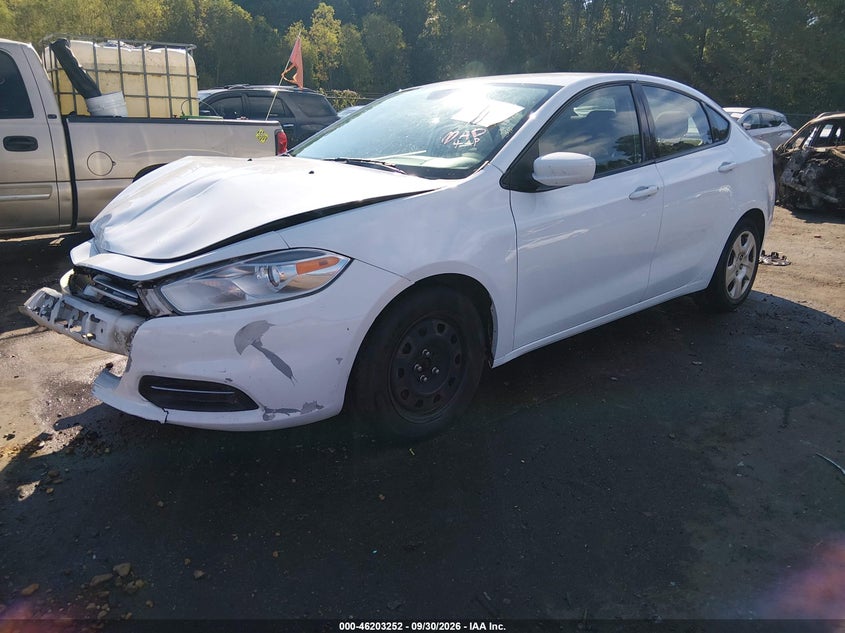 Vin: 1c3cdfaa0gd565142, lot: 46703164, dodge dart se 20162