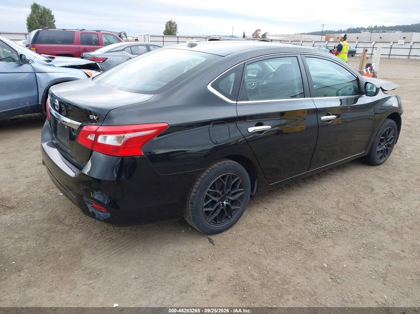 Vin: 3n1ab7ap1hy299263, lot: 46703177, nissan sentra sv 20174