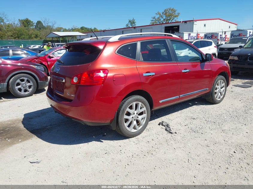 Vin: jn8as5mv5cw411708, lot: 46703189, nissan rogue sl 20124