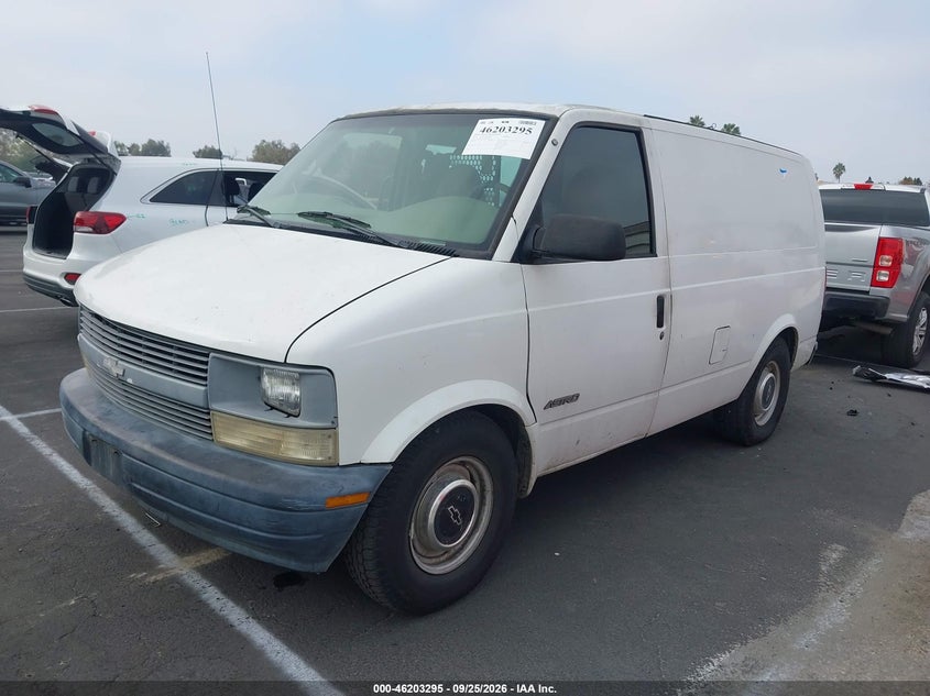 1998 Chevrolet Astro, Угон, IAAI, VIN 1GCDM19W0WB112927 — фото 2