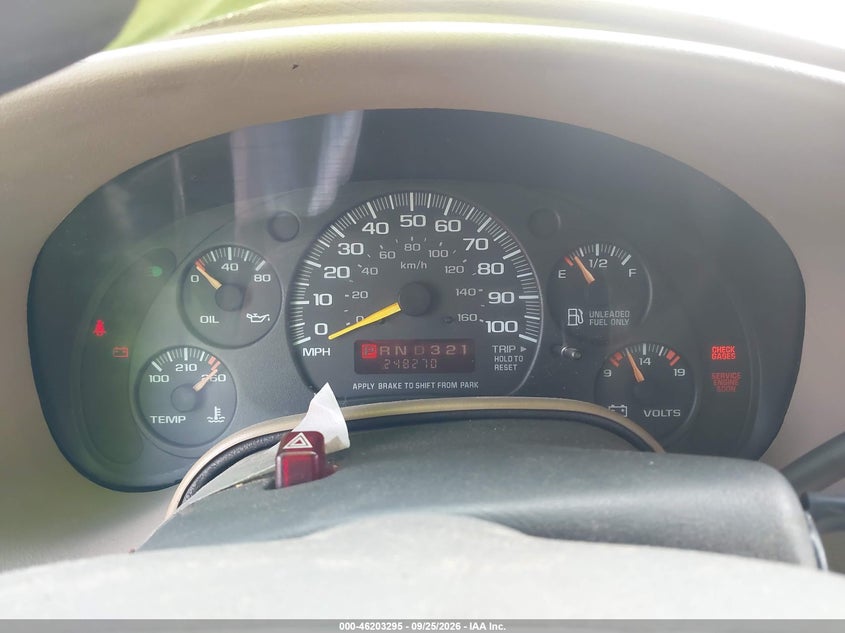 CHEVROLET ASTRO 1998 VIN 1GCDM19W0WB112927