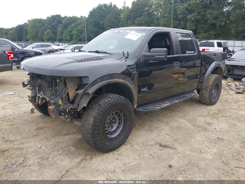 Vin: 1ftfw1r66dfc84498, lot: 46703217, ford f-150 svt raptor 20132