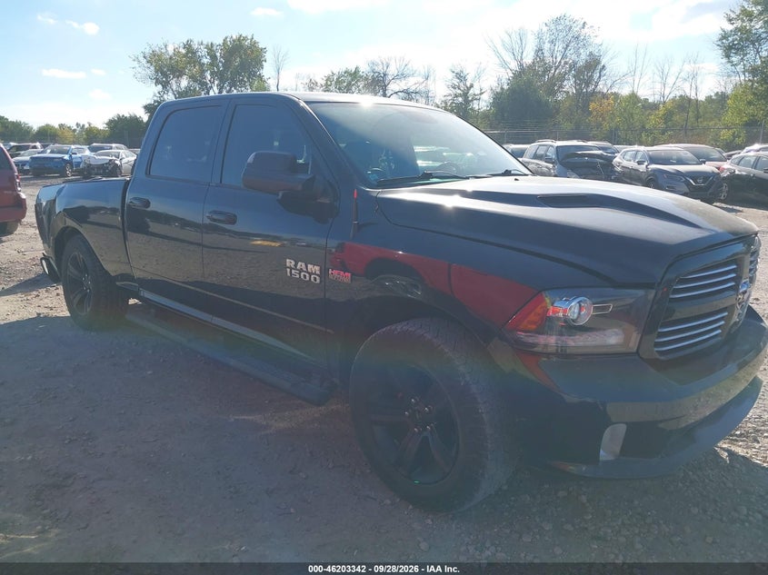 Vin: 1c6rr7ut9hs858150, lot: 46703254, ram 1500 sport 20171