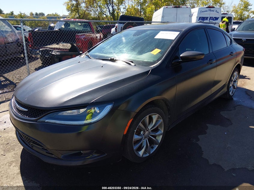 Vin: 1c3cccdg5fn544006, lot: 46703262, chrysler 200 s 20152