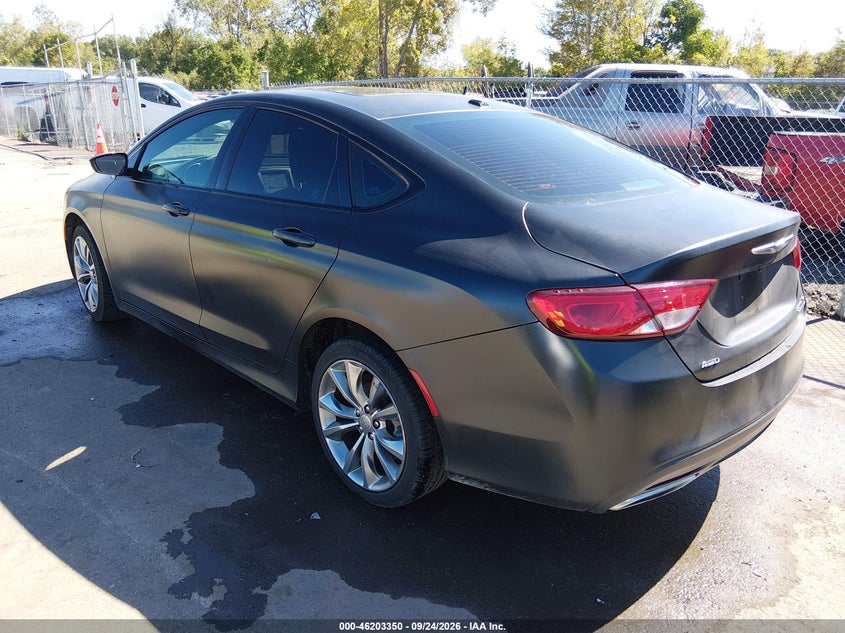 Vin: 1c3cccdg5fn544006, lot: 46703262, chrysler 200 s 20153