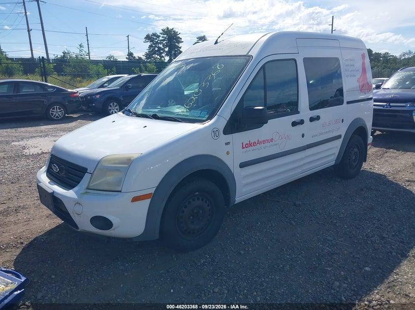 Vin: nm0ls6bn2at031895, lot: 46703280, ford transit connect xlt 20102