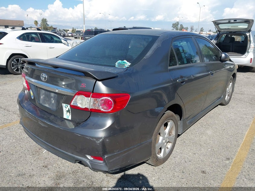 Vin: 5yfbu4eexdp119047, lot: 46703285, toyota corolla s 20134