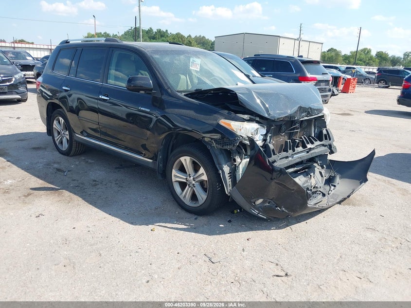 Vin: 5tdyk3eh5cs054067, lot: 46703302, toyota highlander limited v6 2012 img_1