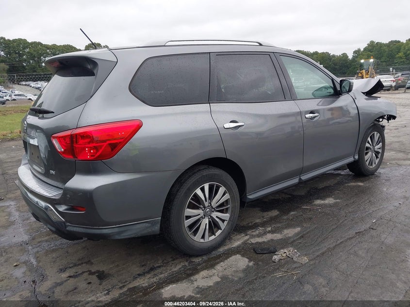 Vin: 5n1dr2mn9jc660137, lot: 46703316, nissan pathfinder sv 20184