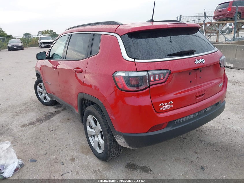 Vin: 3c4njdbbxmt504976, lot: 46703317, jeep compass latitude 4x4 20213
