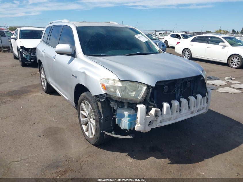 Vin: jtejw3eh6a2047201, lot: 46703319, toyota highlander hybrid limited v6 2010 img_1