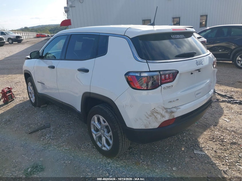 Vin: 3c4njdan6rt170223, lot: 46703335, jeep compass sport 4x4 20243