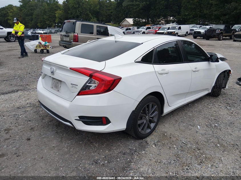 Vin: 19xfc1f70le009756, lot: 46703355, honda civic ex-l 20204