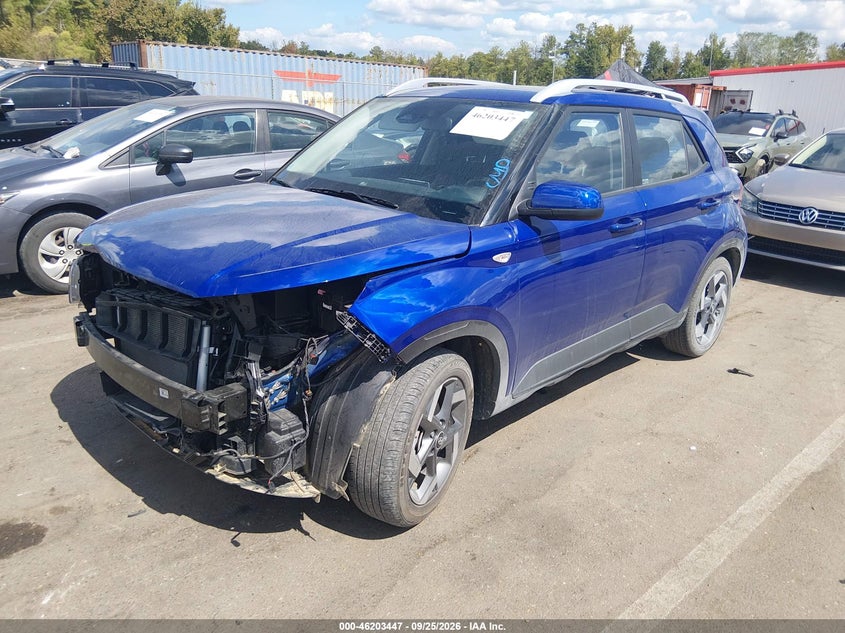 Vin: kmhrc8a32su377636, lot: 46703358, hyundai venue sel 20252
