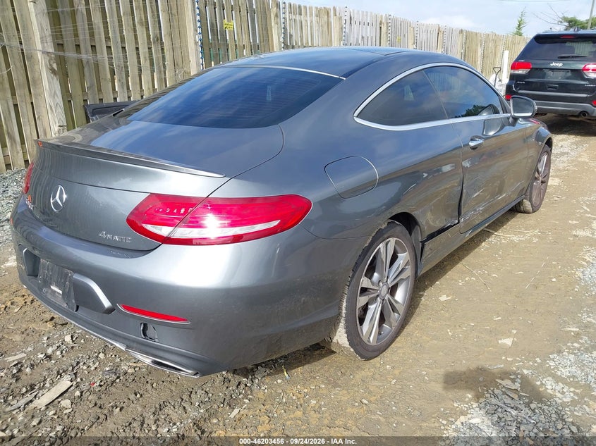 Vin: wddwj4kb1hf440840, lot: 46703368, mercedes-benz c 300 4matic 20174