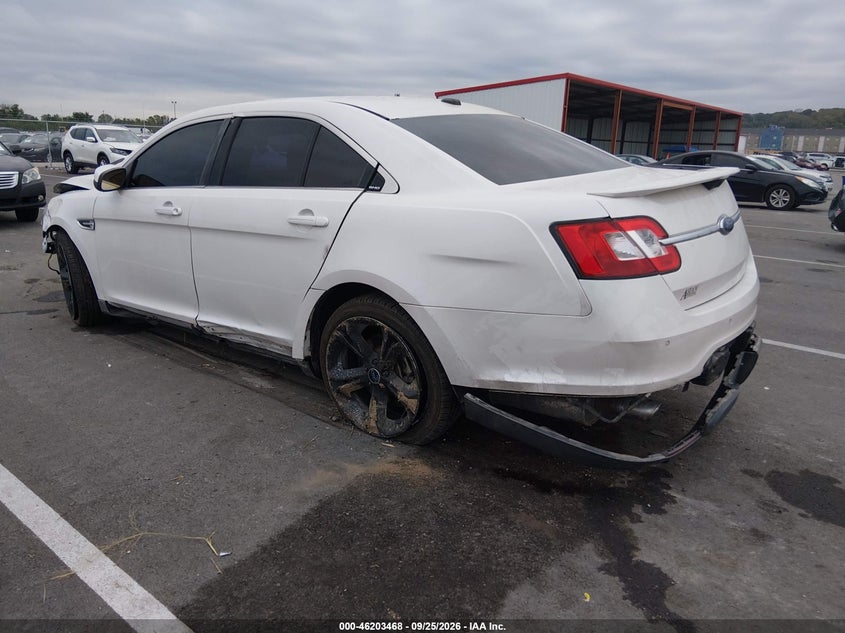 Vin: 1fahp2kt8ag138854, lot: 46703380, ford taurus sho 20103