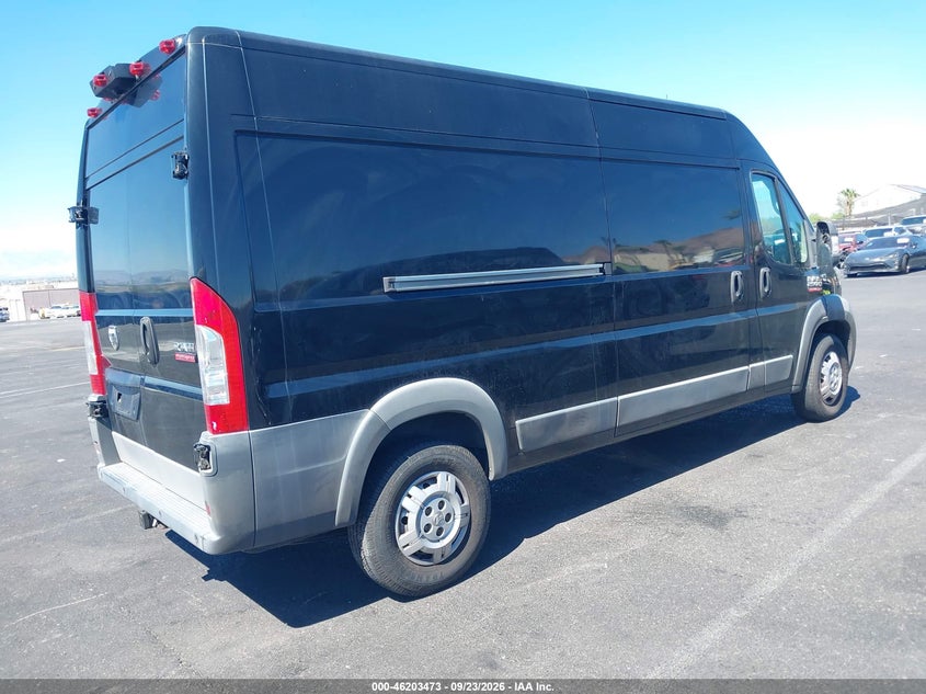 Vin: 3c6trvdg5je107942, lot: 46703385, ram promaster high roof 20184