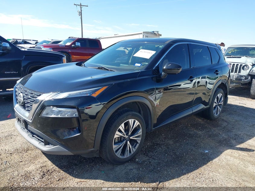 Vin: 5n1at3baxmc724233, lot: 46703395, nissan rogue sv fwd 20212