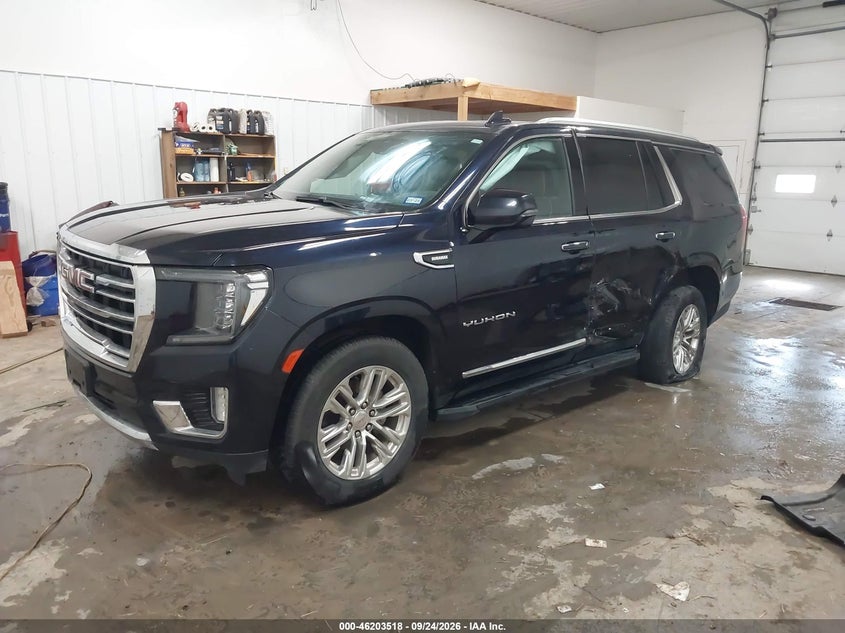 Vin: 1gks2bktxnr271113, lot: 46703430, gmc yukon 4wd slt 20222