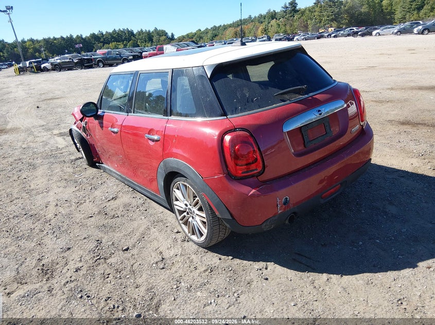 Vin: wmwxu1c5xg2d57491, lot: 46703444, mini hardtop cooper 20163