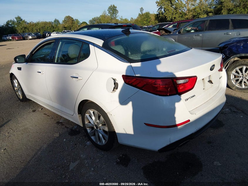 Vin: 5xxgn4a73fg434326, lot: 46703492, kia optima ex 20153