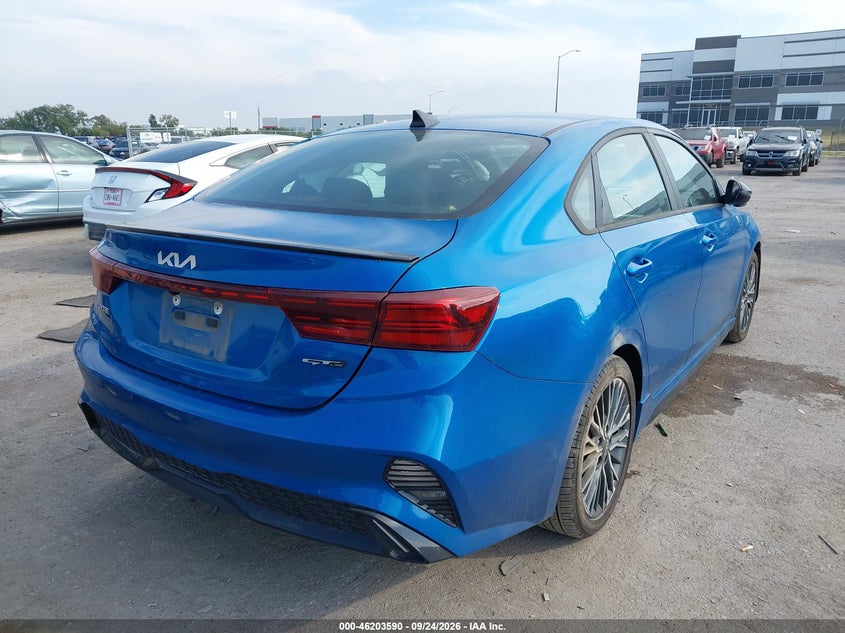 Vin: 3kpf54ad5pe612961, lot: 46703502, kia fuerte gt-line 20234