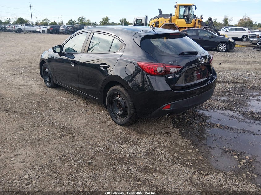 Vin: jm1bm1k77e1179751, lot: 46703510, mazda mazda3 i sport 20143