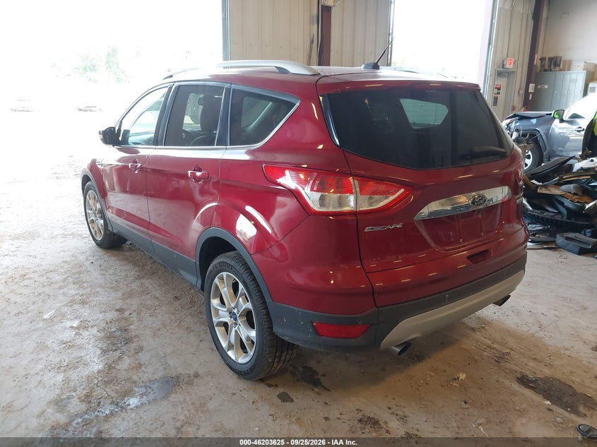 Vin: 1fmcu0jx1euc58729, lot: 46703537, ford escape titanium 20143