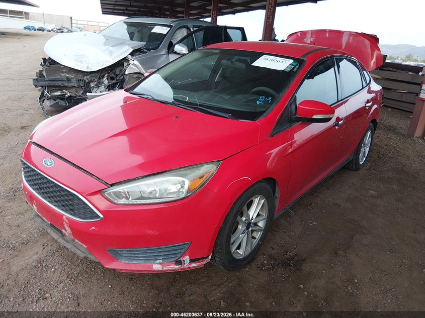 Vin: 1fadp3f29fl307686, lot: 46703549, ford focus se 20152