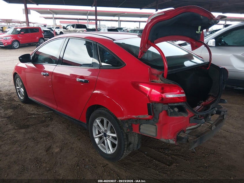 Vin: 1fadp3f29fl307686, lot: 46703549, ford focus se 20153