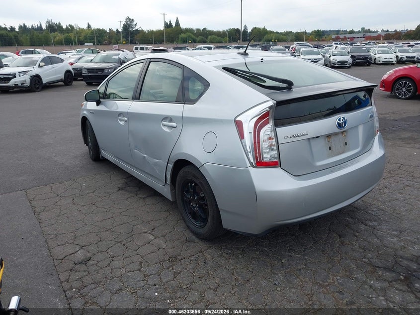 Vin: jtdkn3du1f0424370, lot: 46703568, toyota prius three 20153