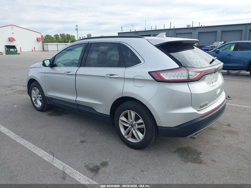 Vin: 2fmtk4j87fbb20108, lot: 46703581, ford edge sel 20153