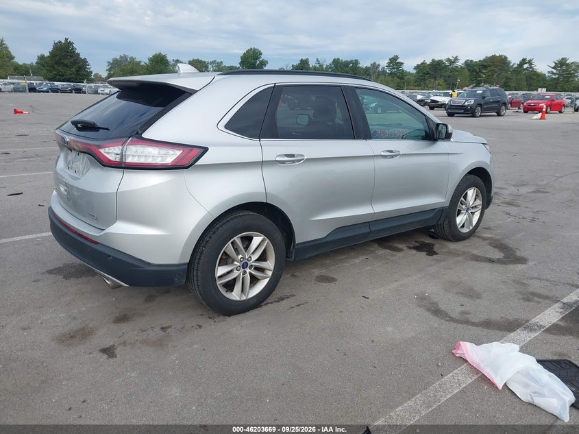 Vin: 2fmtk4j87fbb20108, lot: 46703581, ford edge sel 20154