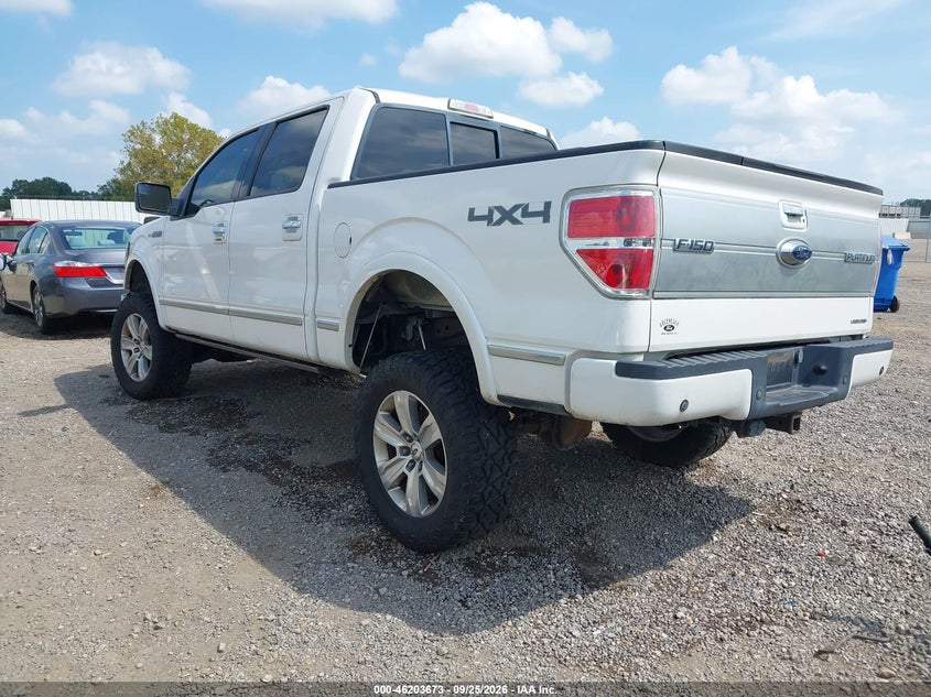 Vin: 1ftfw1ef4dfb88276, lot: 46703585, ford f-150 platinum 20133