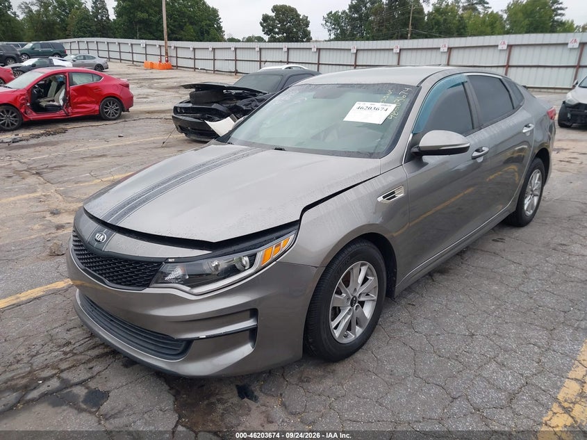 Vin: 5xxgt4l36hg134086, lot: 46703586, kia optima lx 20172