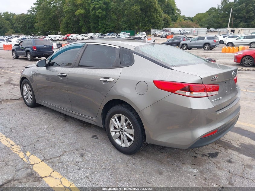 Vin: 5xxgt4l36hg134086, lot: 46703586, kia optima lx 20173