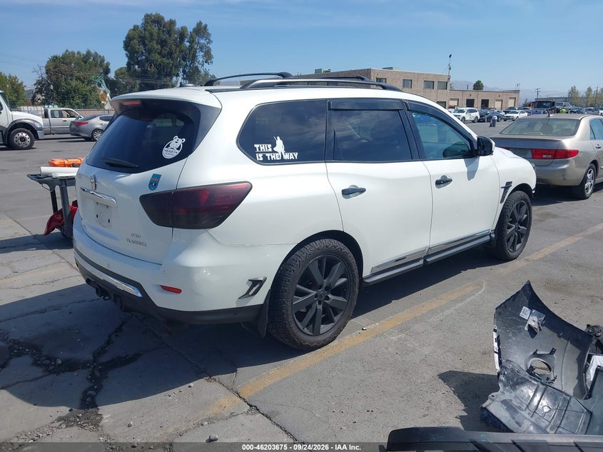 Vin: 5n1ar2mm0fc712207, lot: 46703587, nissan pathfinder platinum/s/sl/sv 20154